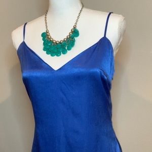 Urban Outfitters gorgeous sleek blue dress